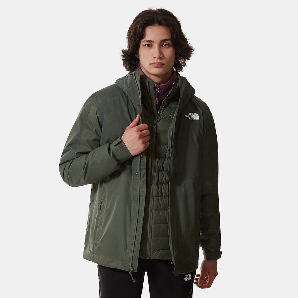 The North Face New Dryvent™ Triclimate Ανδρικα Μπουφάν Πουπουλένια - Πρασινο (SIPD98054)